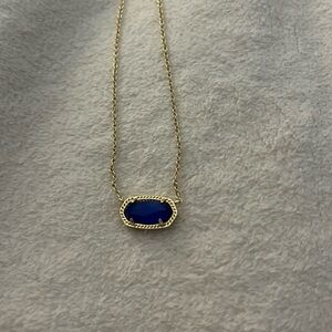 blue kendra scott elisa pendant